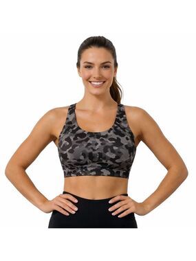 Athleta Sports Bra Camo Adjustable 32D